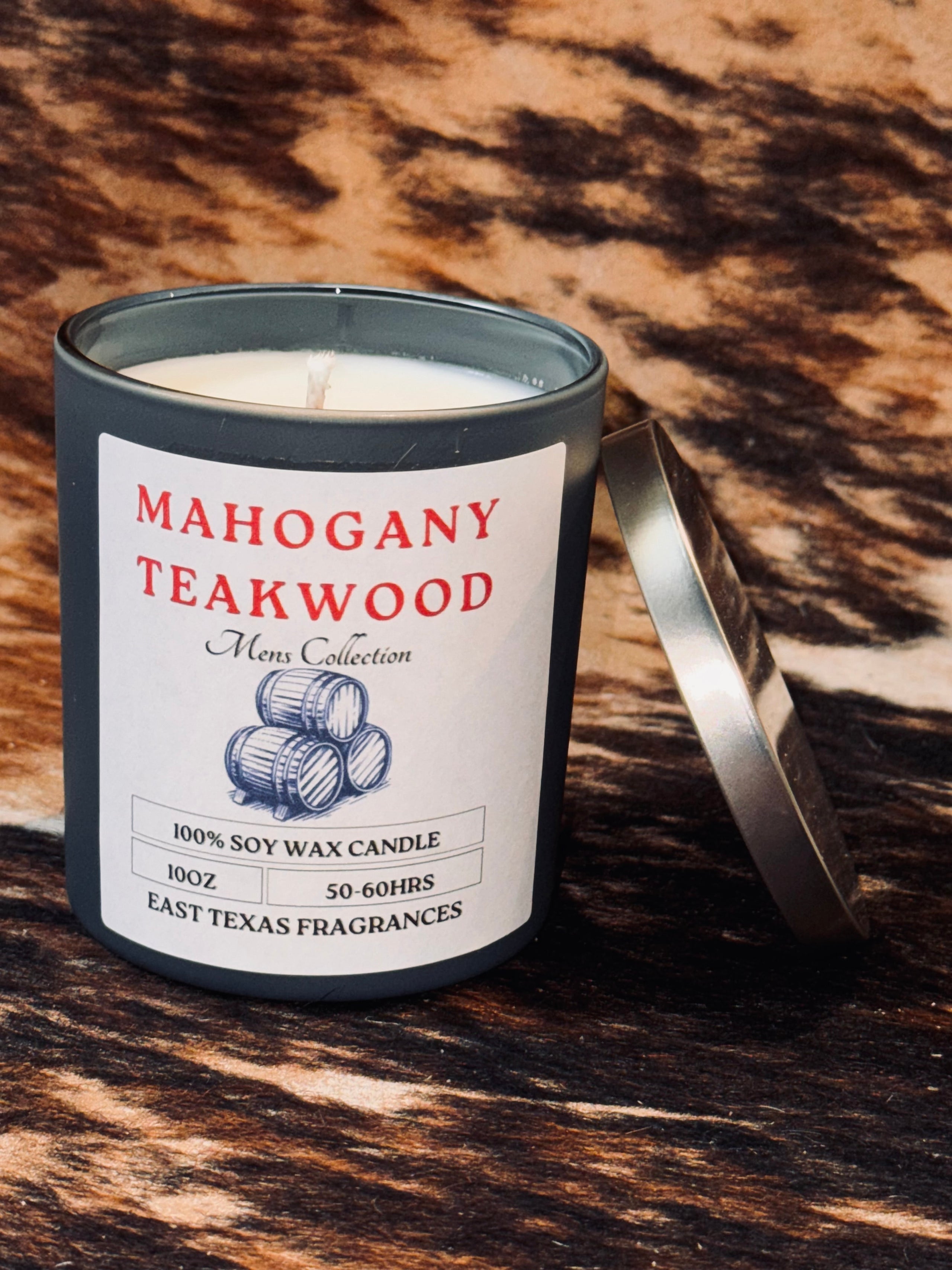 10oz Mahogany Teakwood Candles